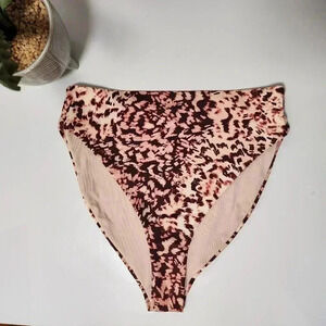 Chelsea 28-High waist animal print bikini‎ bottom